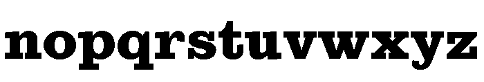 Buffo Heavy Font LOWERCASE