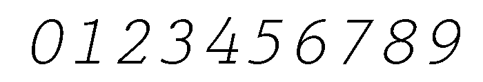 Buffo Italic Font OTHER CHARS