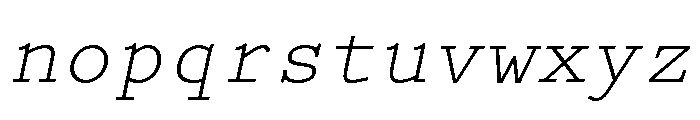Buffo Italic Font LOWERCASE