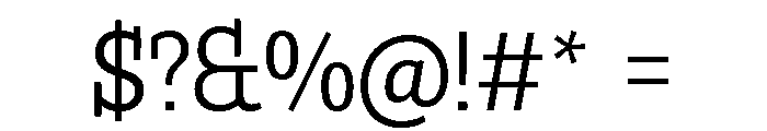 Buffo Light Font OTHER CHARS