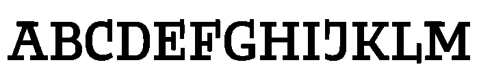 Buffo Medium Font UPPERCASE
