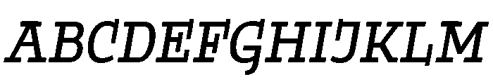 Buffo Regular Italic Font UPPERCASE
