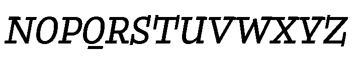 Buffo Regular Italic Font UPPERCASE