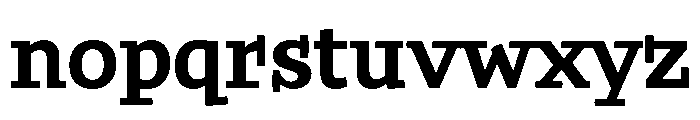 Buffo SemiBold Font LOWERCASE