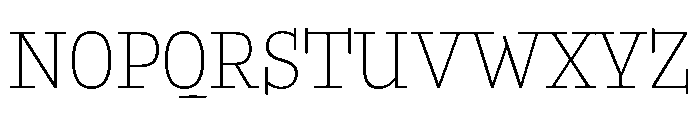 Buffo Thin Font UPPERCASE