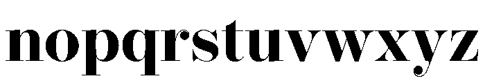 Butik Bold Font LOWERCASE