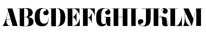 Butik Display Normal Bold Font UPPERCASE