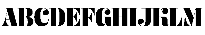 Butik Display Normal Extrabold Font UPPERCASE