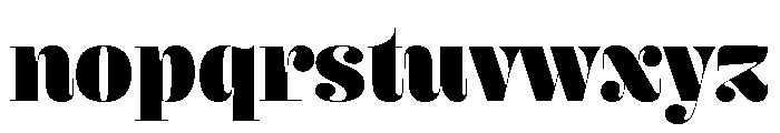 Butik Display Normal Extrabold Font LOWERCASE