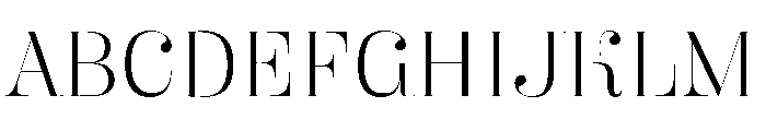 Butik Display Normal Light Font UPPERCASE
