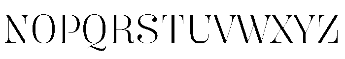 Butik Display Normal Light Font UPPERCASE