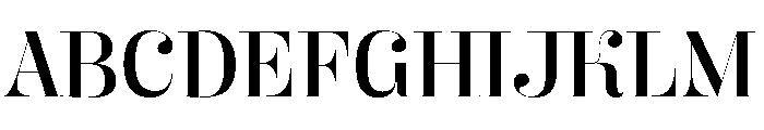 Butik Display Normal Medium Font UPPERCASE