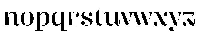 Butik Display Normal Medium Font LOWERCASE