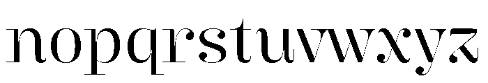 Butik Display Normal Regular Font LOWERCASE