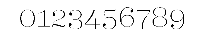 Butik Display Normal Thin Font OTHER CHARS