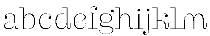 Butik Display Normal Thin FONT