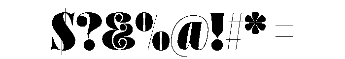 Butik Heavy Font OTHER CHARS