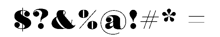 Butik Regular Font OTHER CHARS
