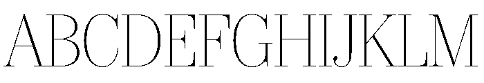 Butik Thin Font UPPERCASE