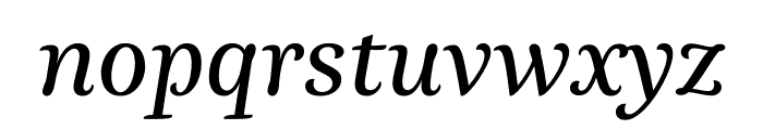 Buendia Italic Font LOWERCASE