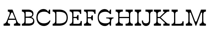 Buffon-Regular Font UPPERCASE