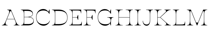 Buffon-Thin Font UPPERCASE