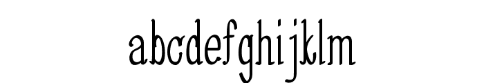 Bugler-CondensedBold Font LOWERCASE