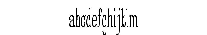 Bugler-ExtracondensedBold Font LOWERCASE