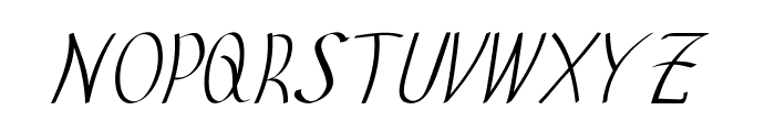 Bugler-Italic Font UPPERCASE