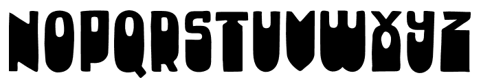 Bulky Font LOWERCASE
