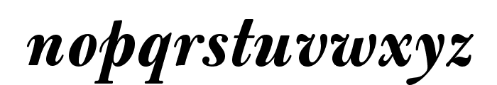BulmerMTStd-BoldItalic Font LOWERCASE