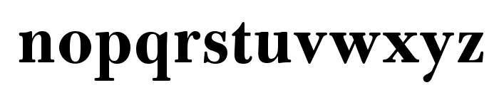 BulmerMTStd-Bold Font LOWERCASE