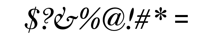 BulmerMTStd-Italic Font OTHER CHARS