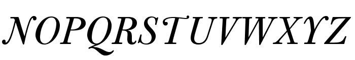 BulmerMTStd-Italic Font UPPERCASE