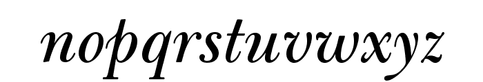 BulmerMTStd-Italic Font LOWERCASE