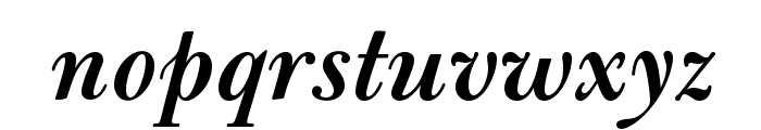BulmerMTStd-SemiBoldItalic Font LOWERCASE