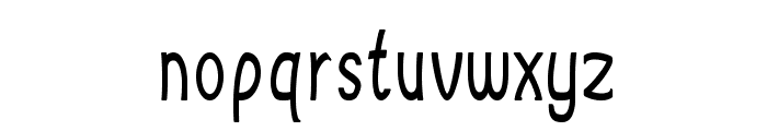 Burbio-CondensedBold Font LOWERCASE
