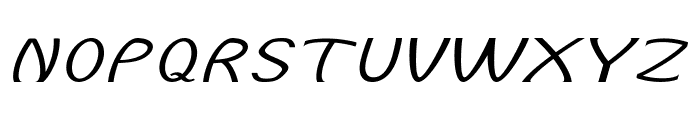 Burbio-ExtraexpandedItalic Font UPPERCASE