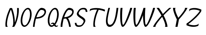 Burbio-Italic Font UPPERCASE