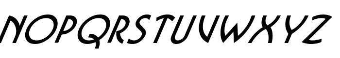 Busso Italic Font UPPERCASE