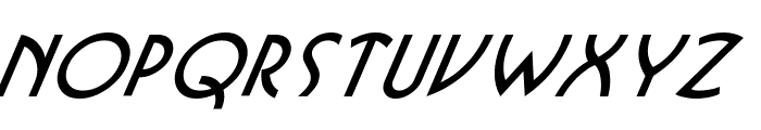 Busso Italic Font LOWERCASE