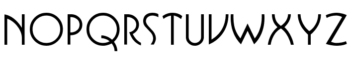 Busso Narrow Normal Font LOWERCASE