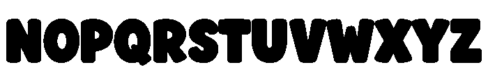 BUBBLE FRIENDS Font UPPERCASE
