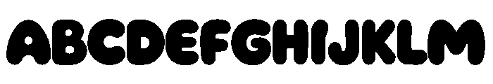 BUBBLORA Font UPPERCASE