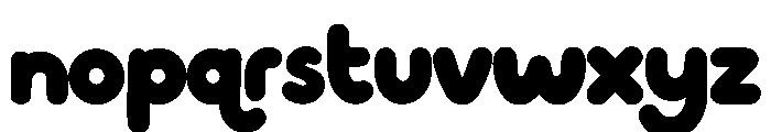 BUBBLORA Font LOWERCASE