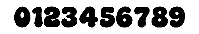 BUBBLORO Font OTHER CHARS