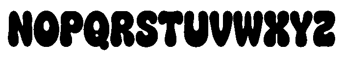 BUBBLORO Font UPPERCASE