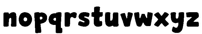 BUBBLU Font LOWERCASE