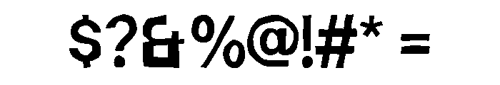 BUMBLE POP Font OTHER CHARS