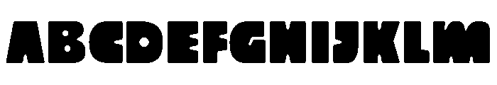 BUMPS Regular Font UPPERCASE